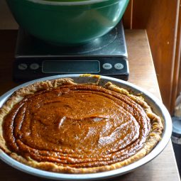 Salted Tahini Pumpkin Pie | In Jennie's Kitchen