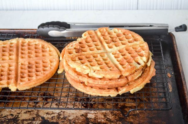 King Arthur's Sourdough Waffles | In Jennie's Kitchen